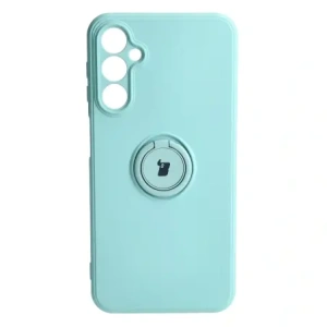 Hurtownia GSM - Etui Bizon Case Silicone Ring Sq do Samsung Galaxy A24 tyrkysové - BIZ949 - {ean13} - Hurt