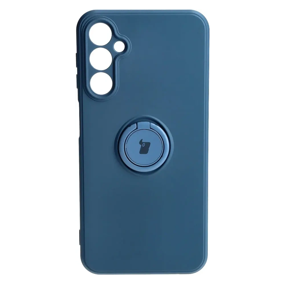 Hurtownia GSM - Etui Bizon Case Silicone Ring Sq do Samsung Galaxy A24 modré - BIZ950 - {ean13} - Hurt