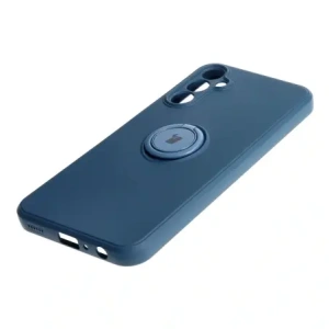 Hurtownia GSM - Etui Bizon Case Silicone Ring Sq do Samsung Galaxy A24 modré - BIZ950 - {ean13} - Hurt