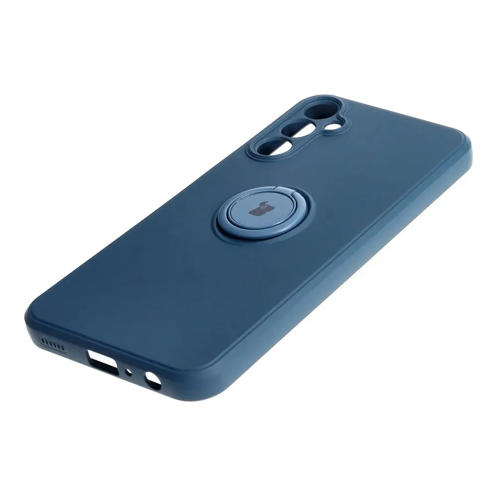 Hurtownia GSM - Bizon Case Silicone Ring Sq Samsung Galaxy A24 albastru marin - BIZ950 - {ean13} - Hurt