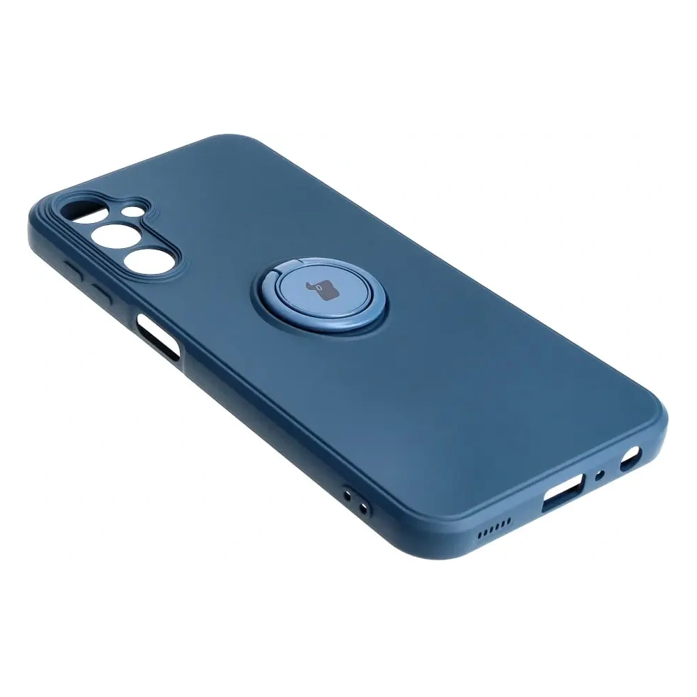 Hurtownia GSM - Bizon Case Silicone Ring Sq Samsung Galaxy A24 albastru marin - BIZ950 - {ean13} - Hurt
