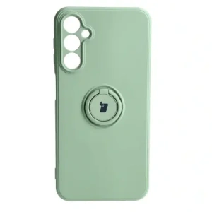 Hurtownia GSM - Etui Bizon Case Silicone Ring Sq do Samsung Galaxy A24 jasně zelené - BIZ951 - {ean13} - Hurt