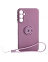 Bizon Case Szilikon Gyűrű Sq Samsung Galaxy A24 sötétlila