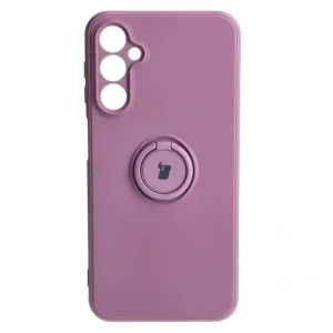 Hurtownia GSM - Etui Bizon Case Silicone Ring Sq do Samsung Galaxy A24 tmavě fialové - BIZ952 - {ean13} - Hurt