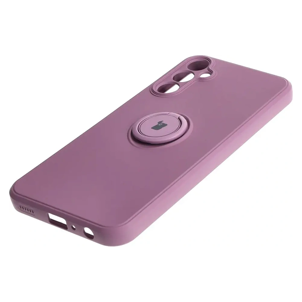 Hurtownia GSM - Caz Bizon Inel din Silicon Sq Samsung Galaxy A24 mov închis - BIZ952 - {ean13} - Hurt