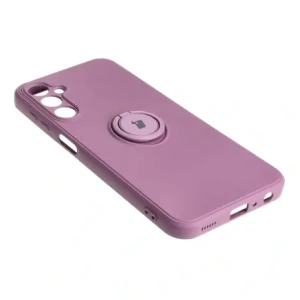 Hurtownia GSM - Etui Bizon Case Silicone Ring Sq do Samsung Galaxy A24 tmavě fialové - BIZ952 - {ean13} - Hurt