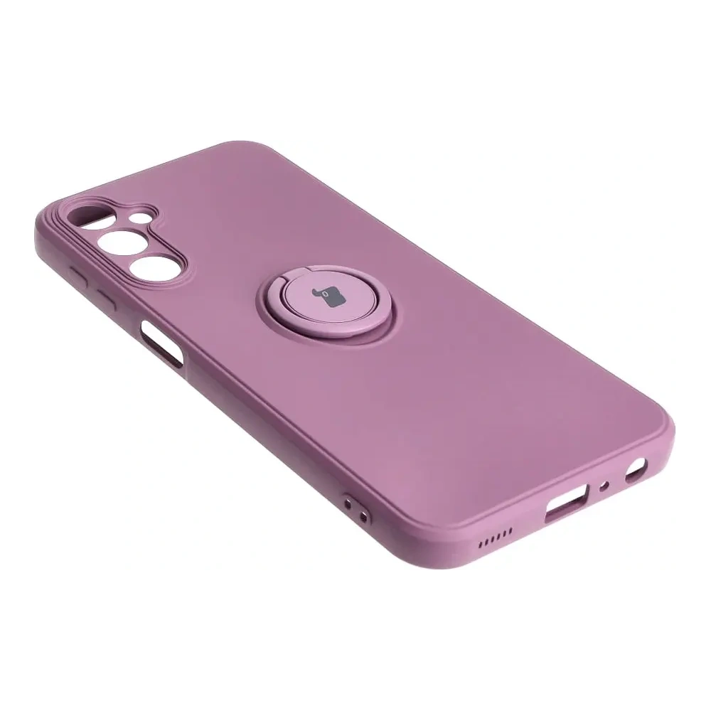 Hurtownia GSM - Caz Bizon Inel din Silicon Sq Samsung Galaxy A24 mov închis - BIZ952 - {ean13} - Hurt