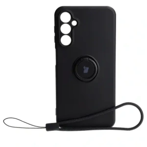 Hurtownia GSM - Etui Bizon Case Silicone Ring Sq do Samsung Galaxy A24 černé - BIZ955 - {ean13} - Hurt