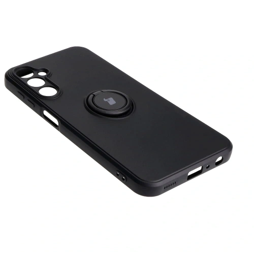 Etui Bizon Case Silicone Ring Sq do Samsung Galaxy A24 czarne