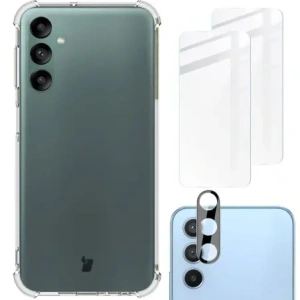 Hurtownia GSM - Etui + 2x sklo na obrazovku + objektiv Bizon Case Clear Pack do Samsung Galaxy A24 průhledné - BIZ956 - {ean13} - Hurt