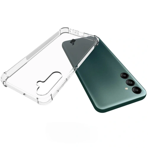 Etui + 2x szkło na ekran + obiektyw Bizon Case Clear Pack do Samsung Galaxy A24 przezroczyste
