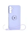 Bizon Case szilikon gyűrű Sq Samsung Galaxy A24 világos lila