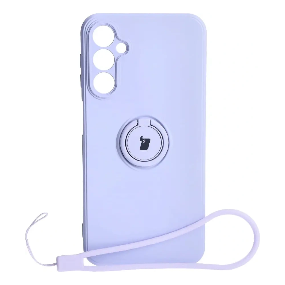 Hurtownia GSM - Bizon Case Silicon Ring Sq Samsung Galaxy A24 violet deschis - BIZ957 - {ean13} - Hurt