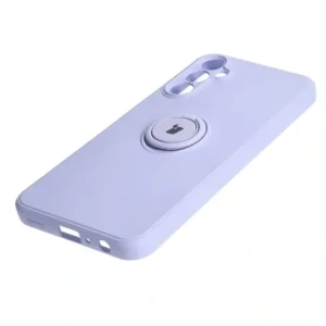 Hurtownia GSM - Etui Bizon Case Silicone Ring Sq do Samsung Galaxy A24 jasnofialové - BIZ957 - {ean13} - Hurt