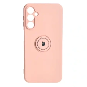Hurtownia GSM - Etui Bizon Case Silicone Ring Sq do Samsung Galaxy A24 světle růžové - BIZ958 - {ean13} - Hurt
