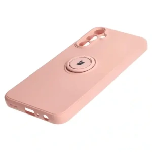 Hurtownia GSM - Etui Bizon Case Silicone Ring Sq do Samsung Galaxy A24 světle růžové - BIZ958 - {ean13} - Hurt