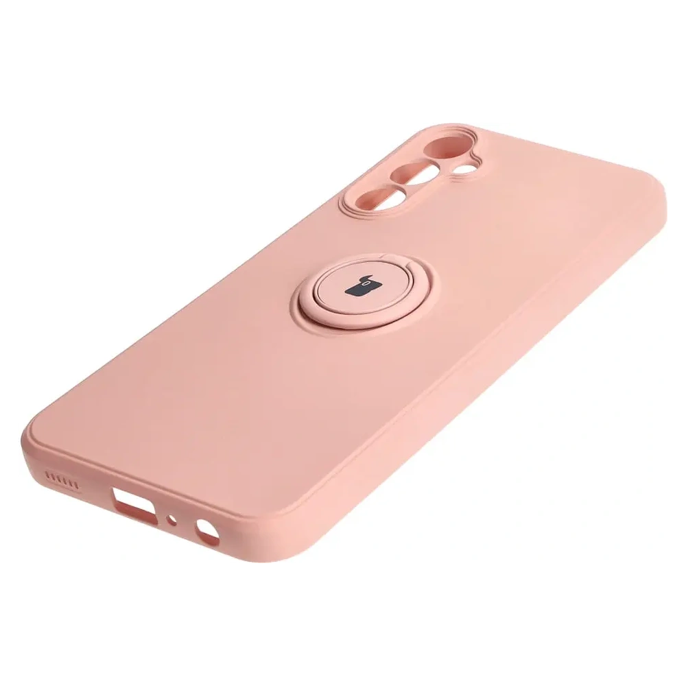 Hurtownia GSM - Bizon Case Silicone Ring Sq Samsung Galaxy A24 roz deschis - BIZ958 - {ean13} - Hurt
