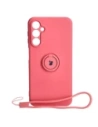 Hurtownia GSM - Etui Bizon Case Silicone Ring Sq do Samsung Galaxy A24 špinavá růžová - BIZ959 - {ean13} - Hurt