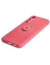 Hurtownia GSM - Etui Bizon Case Silicone Ring Sq do Samsung Galaxy A24 špinavá růžová - BIZ959 - {ean13} - Hurt