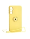 Bizon Case Silicone Ring Sq Samsung Galaxy A24 galben
