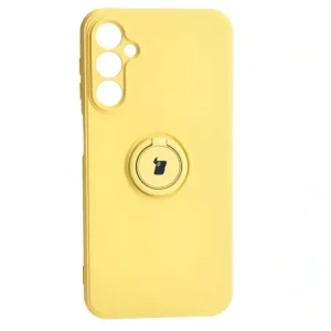 Hurtownia GSM - Etui Bizon Case Silicone Ring Sq do Samsung Galaxy A24 žluté - BIZ961 - {ean13} - Hurt