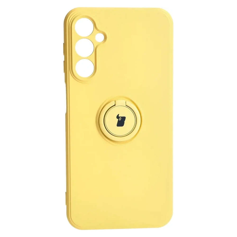 Hurtownia GSM - Bizon Case Silicone Ring Sq Samsung Galaxy A24 galben - BIZ961 - {ean13} - Hurt