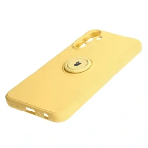 Hurtownia GSM - Etui Bizon Case Silicone Ring Sq do Samsung Galaxy A24 žluté - BIZ961 - {ean13} - Hurt