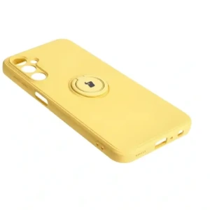 Hurtownia GSM - Etui Bizon Case Silicone Ring Sq do Samsung Galaxy A24 žluté - BIZ961 - {ean13} - Hurt