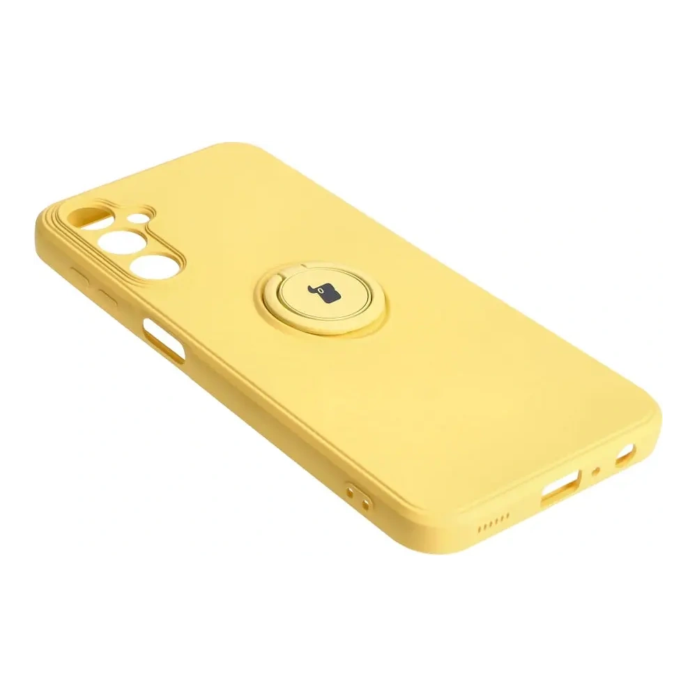 Hurtownia GSM - Bizon Case Silicone Ring Sq Samsung Galaxy A24 galben - BIZ961 - {ean13} - Hurt