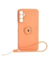 Bizon Case Silicone Ring Sq Samsung Galaxy A24 portocalie