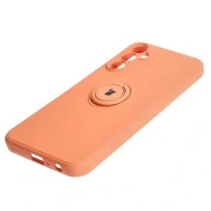 Hurtownia GSM - Etui Bizon Case Silicone Ring Sq do Samsung Galaxy A24 oranžové - BIZ963 - {ean13} - Hurt