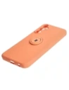 Hurtownia GSM - Bizon Case Silicone Ring Sq Samsung Galaxy A24 portocalie - BIZ963 - {ean13} - Hurt