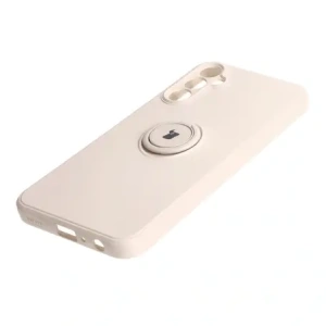 Hurtownia GSM - Etui Bizon Case Silicone Ring Sq do Samsung Galaxy A24 béžové - BIZ964 - {ean13} - Hurt