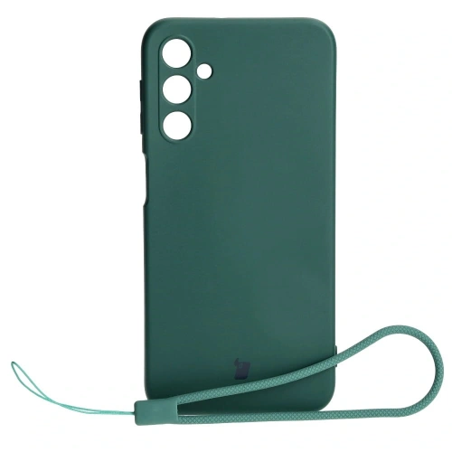 Etui Bizon Case Silicone do Samsung Galaxy A24 4G ciemnozielone