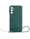 Caz de silicon Bizon Samsung Galaxy A24 4G verde închis
