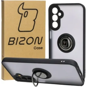 Hurtownia GSM - Etui s úchopem na prst Bizon Case Hybrid Ring pro Samsung Galaxy A24 4G kouřové s černým rámem - BIZ967 - {ean13} - Hurt