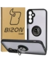 Hurtownia GSM - Bizon Case Hybrid Ring Samsung Galaxy A24 4G fumuriu cu un cadru negru - BIZ967 - {ean13} - Hurt