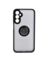 Hurtownia GSM - Bizon Case Hybrid Ring Samsung Galaxy A24 4G fumuriu cu un cadru negru - BIZ967 - {ean13} - Hurt