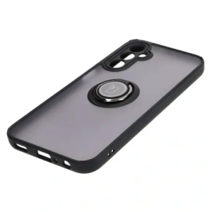 Hurtownia GSM - Etui s úchopem na prst Bizon Case Hybrid Ring pro Samsung Galaxy A24 4G kouřové s černým rámem - BIZ967 - {ean13} - Hurt