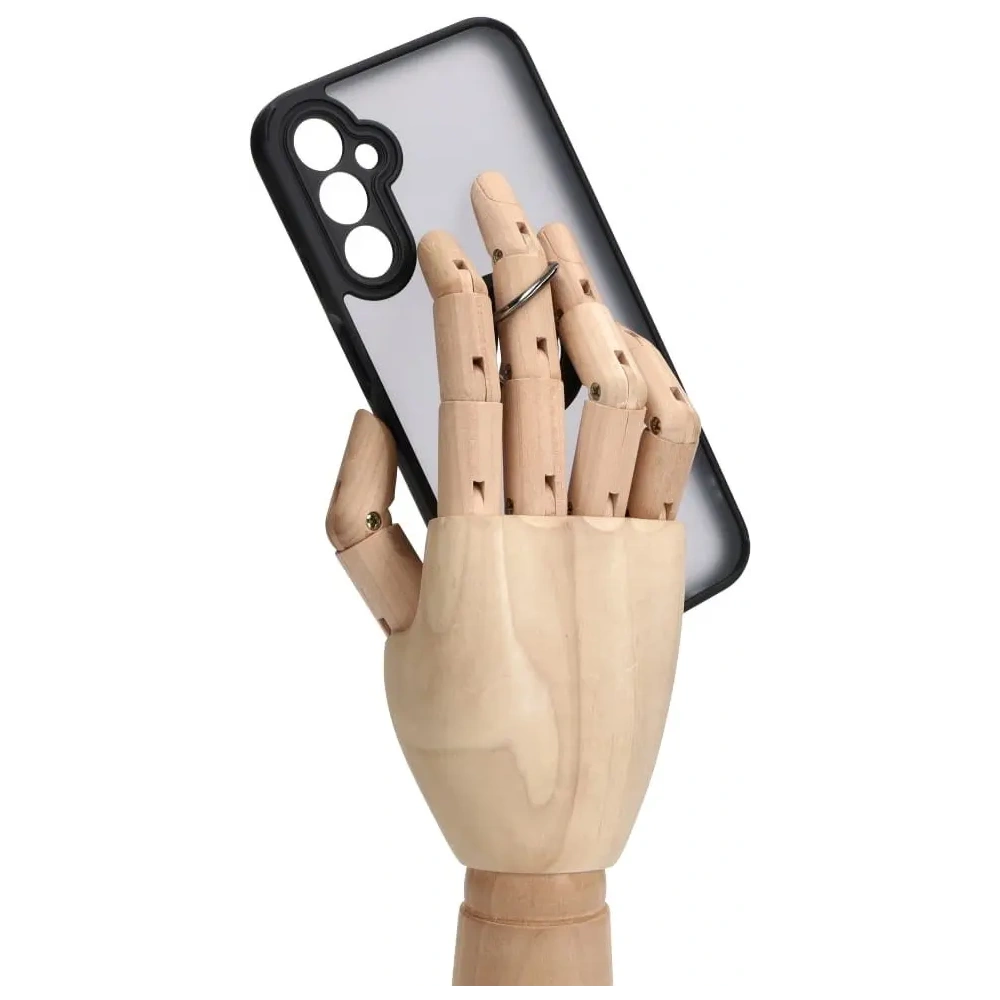 Hurtownia GSM - Bizon Case Hybrid Ring Samsung Galaxy A24 4G füstös színben, fekete kerettel - BIZ967 - {ean13} - Hurt