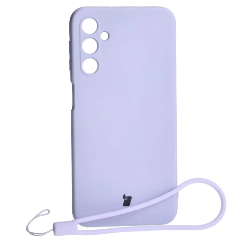 Etui Bizon Case Silicone do Samsung Galaxy A24 4G jasnofioletowe