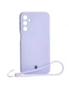 Caz de silicon Bizon Samsung Galaxy A24 4G violet deschis