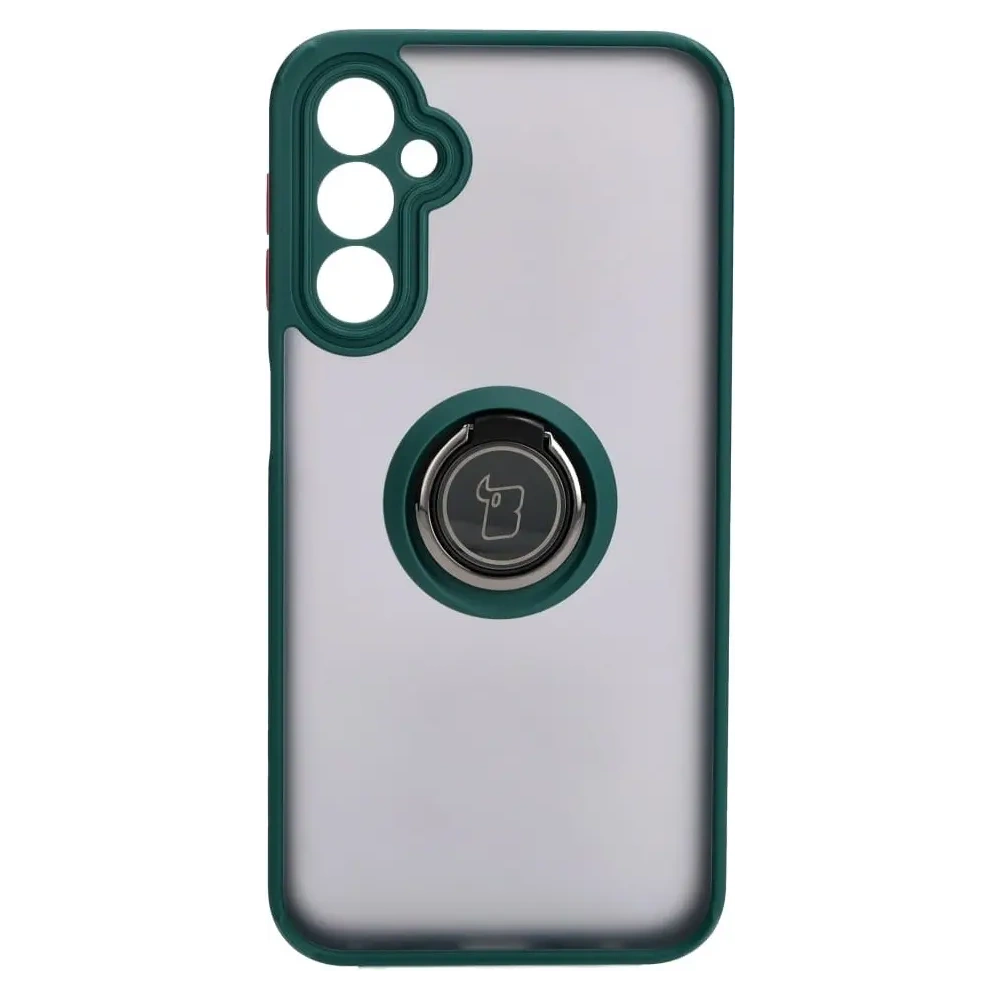 Hurtownia GSM - Bizon Case Hybrid Ring Samsung Galaxy A24 4G fumuriu cu un cadru verde închis - BIZ971 - {ean13} - Hurt