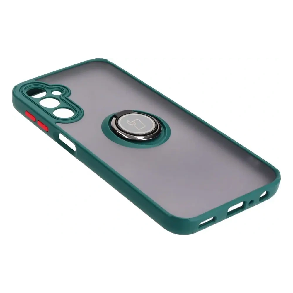 Hurtownia GSM - Bizon Case Hybrid Ring Samsung Galaxy A24 4G füstös sötétzöld kerettel - BIZ971 - {ean13} - Hurt