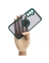 Hurtownia GSM - Bizon Case Hybrid Ring Samsung Galaxy A24 4G fumuriu cu un cadru verde închis - BIZ971 - {ean13} - Hurt