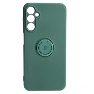 Hurtownia GSM - Etui Bizon Case Silicone Ring Sq do Samsung Galaxy A24 tmavě zelené - BIZ972 - {ean13} - Hurt