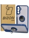 Hurtownia GSM - Bizon Case Hybrid Ring Samsung Galaxy A24 4G fumuriu cu un cadru albastru închis - BIZ974 - {ean13} - Hurt