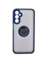 Hurtownia GSM - Bizon Case Hybrid Ring Samsung Galaxy A24 4G fumuriu cu un cadru albastru închis - BIZ974 - {ean13} - Hurt