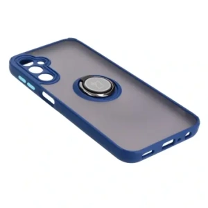 Hurtownia GSM - Etui s úchopem na prst Bizon Case Hybrid Ring pro Samsung Galaxy A24 4G kouřové s modrým rámem - BIZ974 - {ean13} - Hurt
