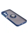 Hurtownia GSM - Bizon Case Hybrid Ring Samsung Galaxy A24 4G fumuriu cu un cadru albastru închis - BIZ974 - {ean13} - Hurt